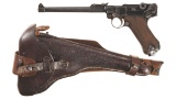 DWM Artillery Model 1914 Luger Semi-Automatic Pistol
