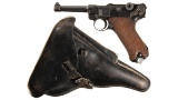 Mauser 'S-42' Code '1937' Date Luger with Holster