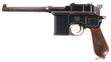 VL&D Marked Mauser Broomhandle Semi-Automatic Pistol