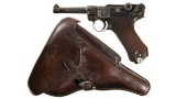 Mauser 'S-42' Code '1937' Date Luger Semi-Automatic Pistol