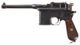 Mauser Model 1896 Broomhandle Semi-Automatic Pistol