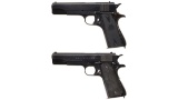 Two Argentine Military Semi-Automatic Pistols