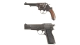 Two Military Handguns