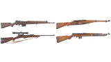 Four Military Rifles