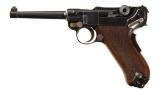 Swiss Waffenfabrik Bern 1906-24 Luger Semi-Automatic Pistol