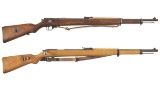 Two German Single Shot Training Rifles