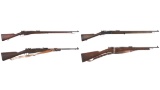 Four French Military Bolt Action Rifles
