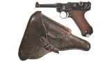Mauser 'S-42' Code '1938' Date Luger Semi-Automatic Pistol