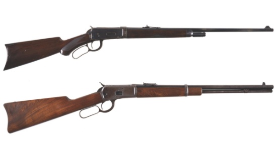 Two Winchester Lever Action Long Guns