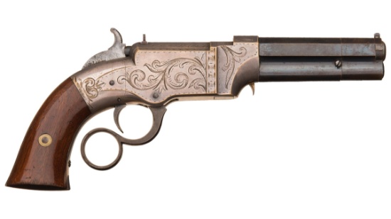 Factory Engraved New Haven Arms Company No. 1 Pocket Pistol