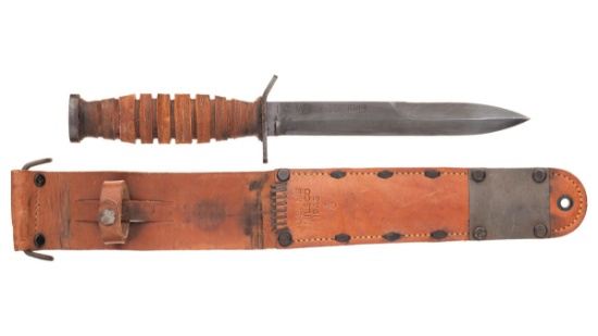 Blade-Marked U.S. Kinfolks M3 Combat Knife with M6 Sheath