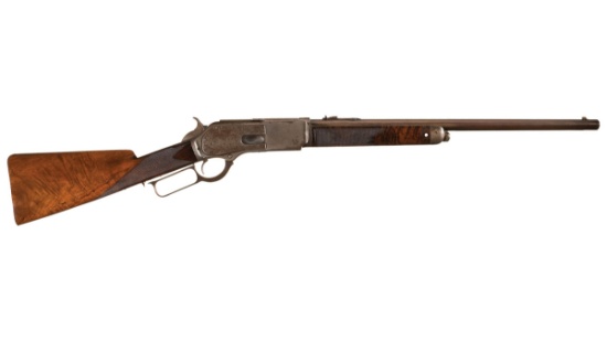 Winchester Deluxe Model 1876 .50 Express English Short Rifle