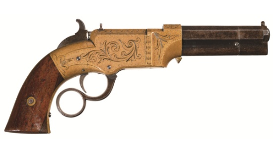 Engraved New Haven Arms Co. No. 1 Pocket Pistol