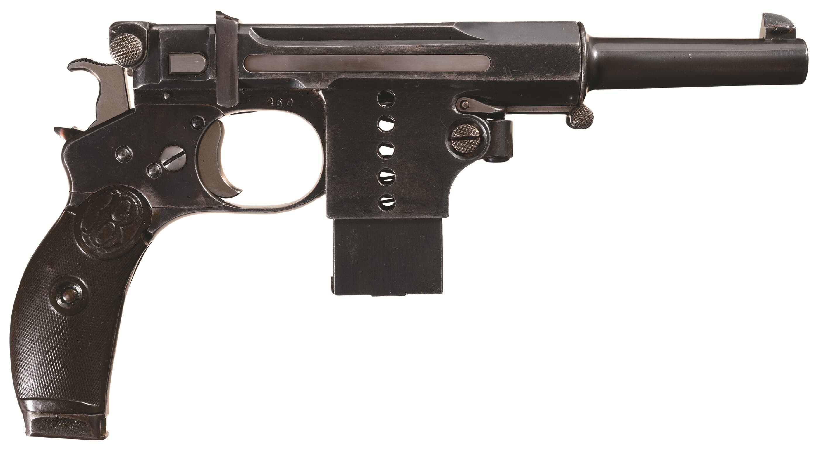 Bergmann Model 1897 Semi Automatic Pistol with | Proxibid