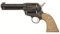 Engraved Silver Inlaid Colt Single Action Army Revolver