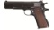 Pre-World War II Colt Super Match .38 Pistol