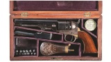 Cased Colt Model 1862 Pocket Navy Percussion Revolver