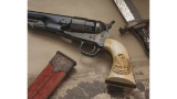 Colt Model 1860 Army Revolver with Relief-Carved Grip