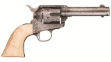 Engraved Colt First Generation Single Action Army Revolver