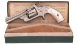 NY Engraved Smith & Wesson 38 Single Action 2nd Model Revolver