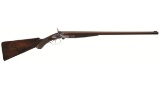 Alfred Lancaster Double Barrel Sidelever Hammer Shotgun