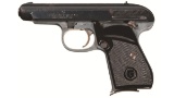 Experimental Gustloffe Pistol with One Matching Magazine