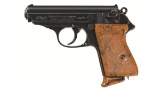 RZM Marked Pre-World War II Walther PPK with Scarce Holster