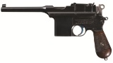 WWII German Army Range Astra Model 900 Pistol, Shoulder Stock