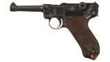 DWM Military Model 1908 Luger Semi-Automatic Pistol with Holster