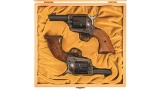 Cased Set Consecutively Numbered Colt Sheriff's Model Revolvers
