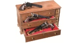 Matched Serial Numbered Colt Bicentennial Three Revolver Set