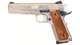 Engraved Nighthawk Custom Master's Edition 1911 pistol