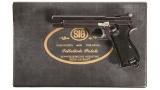 SIG P210-7 Semi-Automatic Pistol in .22 LR with Case