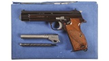 SIG P210 Semi-Automatic Pistol with Conversion Kit, Box and Case