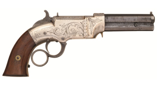 Factory Engraved New Haven Arms Company No.1 Pistol