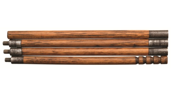 Four-Piece Wood Henry Repeating Rifle Cleaning Rod