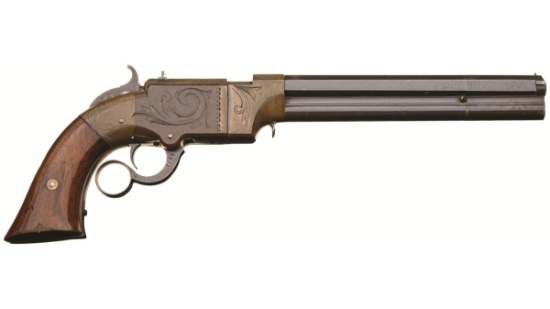 Factory Engraved Volcanic Navy Lever Action Pistol
