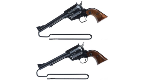 Two Ruger Blackhawk Single Action Revolvers