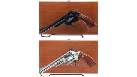 Two Cased Smith & Wesson Model 29-2 Double Action Revolvers