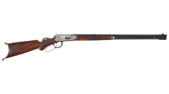 Engraved Winchester Deluxe Style Model 1894 Lever Action Rifle