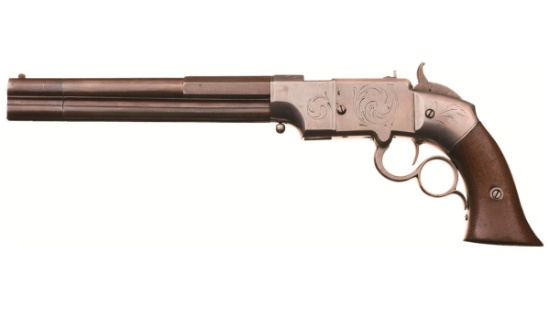 Factory Engraved Smith & Wesson No. 1 Lever Action Pistol