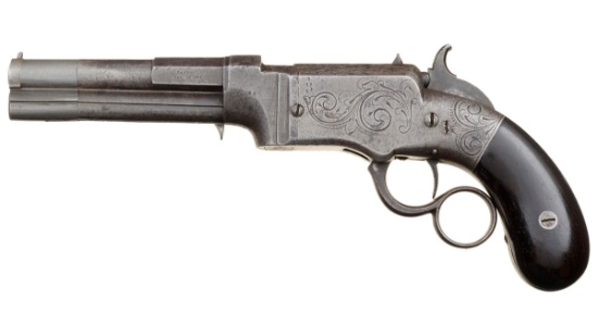 Factory Engraved Smith & Wesson No. 1 Lever Action Pistol