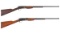 Two Colt Small Frame Lightning Slide Action Rifles