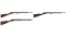Three Winchester Slide Action Rifles