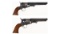 Cased Set of Two Colt Percussion Revolvers