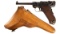 DWM Model 1906 Swiss Luger Semi-Automatic Pistol with Holster