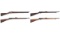 Four Martini Single Shot Long Guns