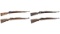 Four Military Bolt Action Rifles