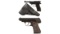 Two World War II German Semi-Automatic Pistols