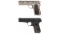 Two Colt Pocket Semi-Automatic Pistols